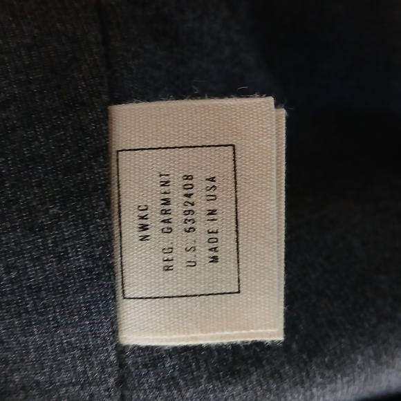 NWKC Merino Wool Lined Shell Jacket Navy Blue Men's XL - Picture 6 of 9